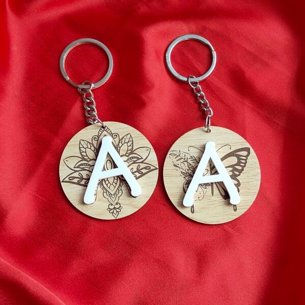 Texted Keychain - MDF BGC3007251 - Image 2