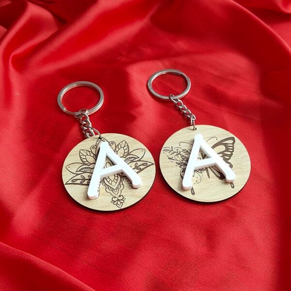 Texted Keychain - MDF BGC3007251 - Image 3
