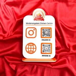 QR Plaque 2 Code - Acrylic - BGC1602252