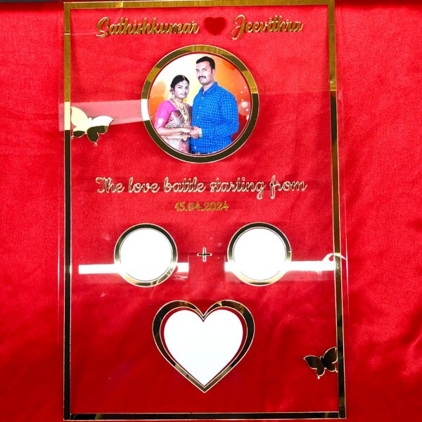 Wedding Agrement Plaque - Acrylic BGC1111253 - Image 2