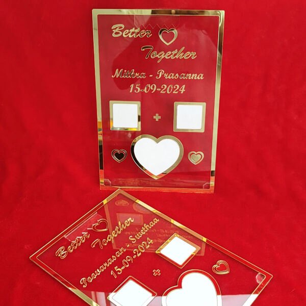 Wedding Agrement Plaque - Acrylic BGC1111253 - Image 5