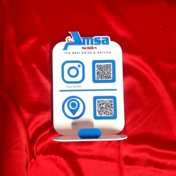 QR Plaque 2 Code - Acrylic - BGC1602252 - Image 6