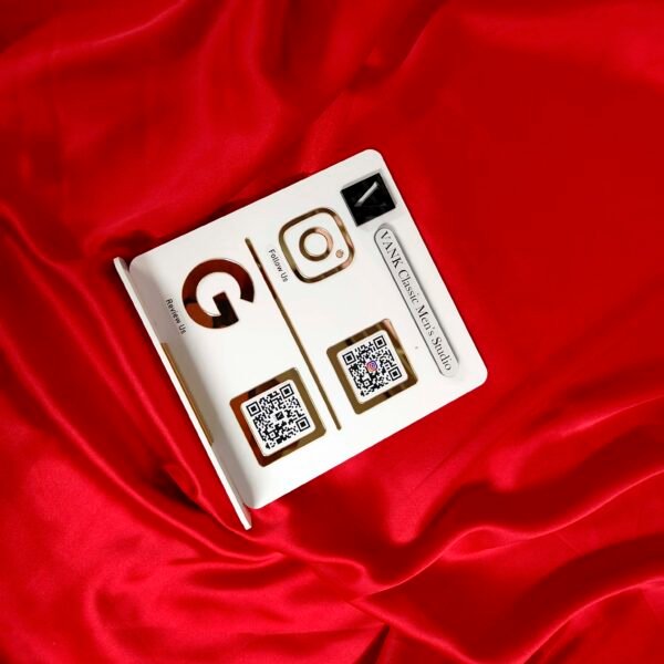 QR Plaque 2 Code - Acrylic - BGC1602252 - Image 4