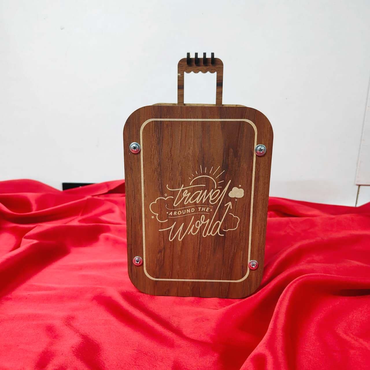 Suitcase Travel Money Box MDF BGC2605263 - Image 5