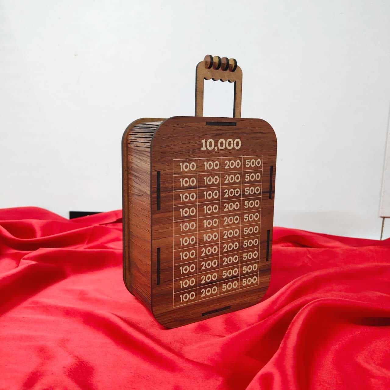 Suitcase Travel Money Box MDF BGC2605263 - Image 4