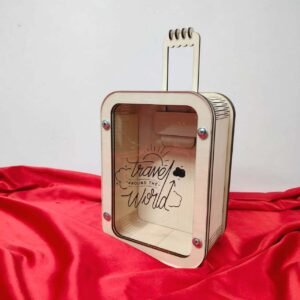 Suitcase Travel Money Box MDF BGC2605262
