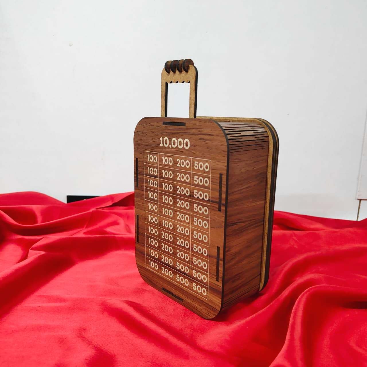 Suitcase Travel Money Box MDF BGC2605263 - Image 3
