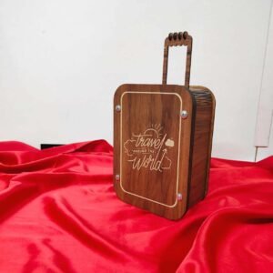 Suitcase Travel Money Box MDF BGC2605263