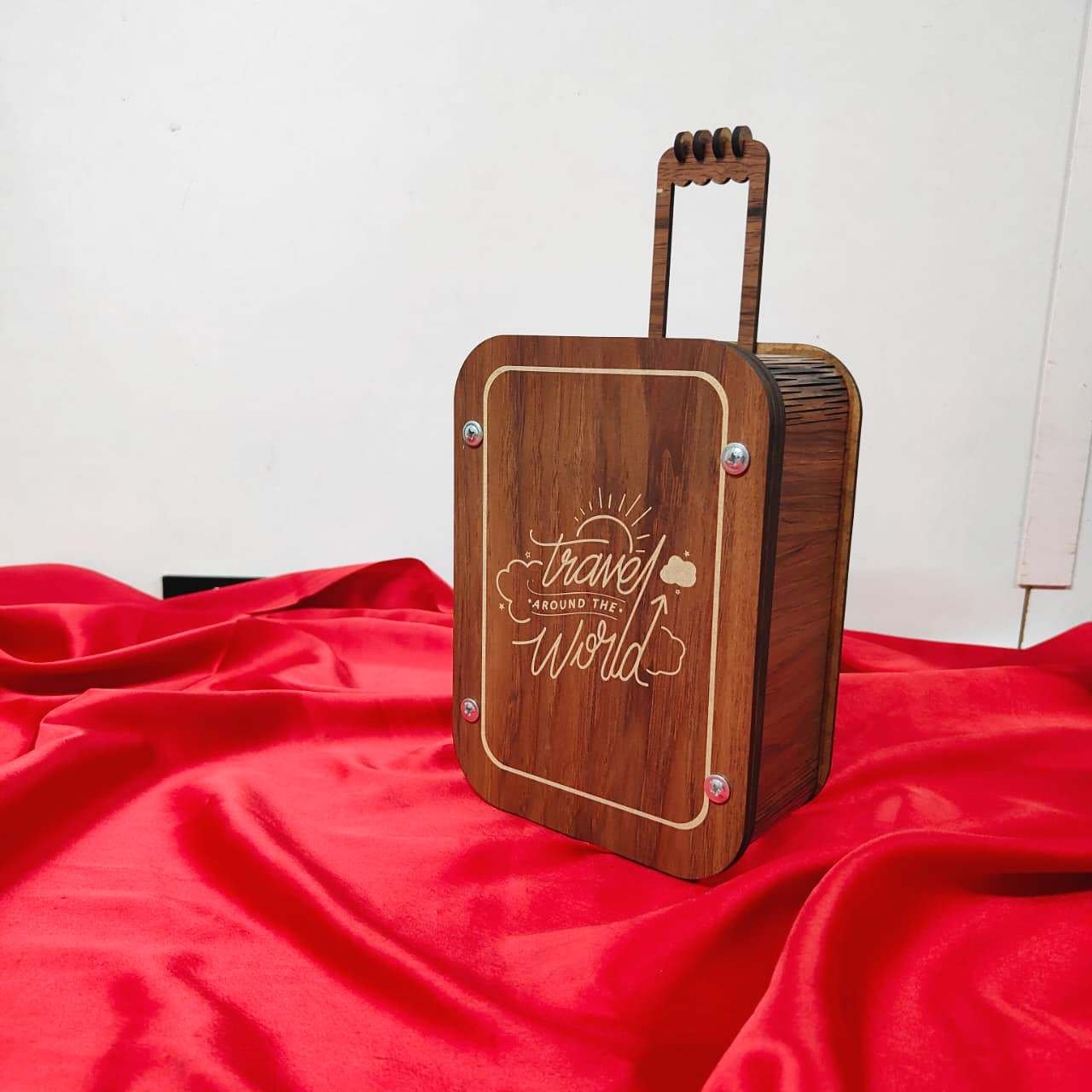 Suitcase Travel Money Box MDF BGC2605263